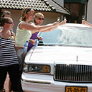 Bedrijfsuitje Dropping per limousine